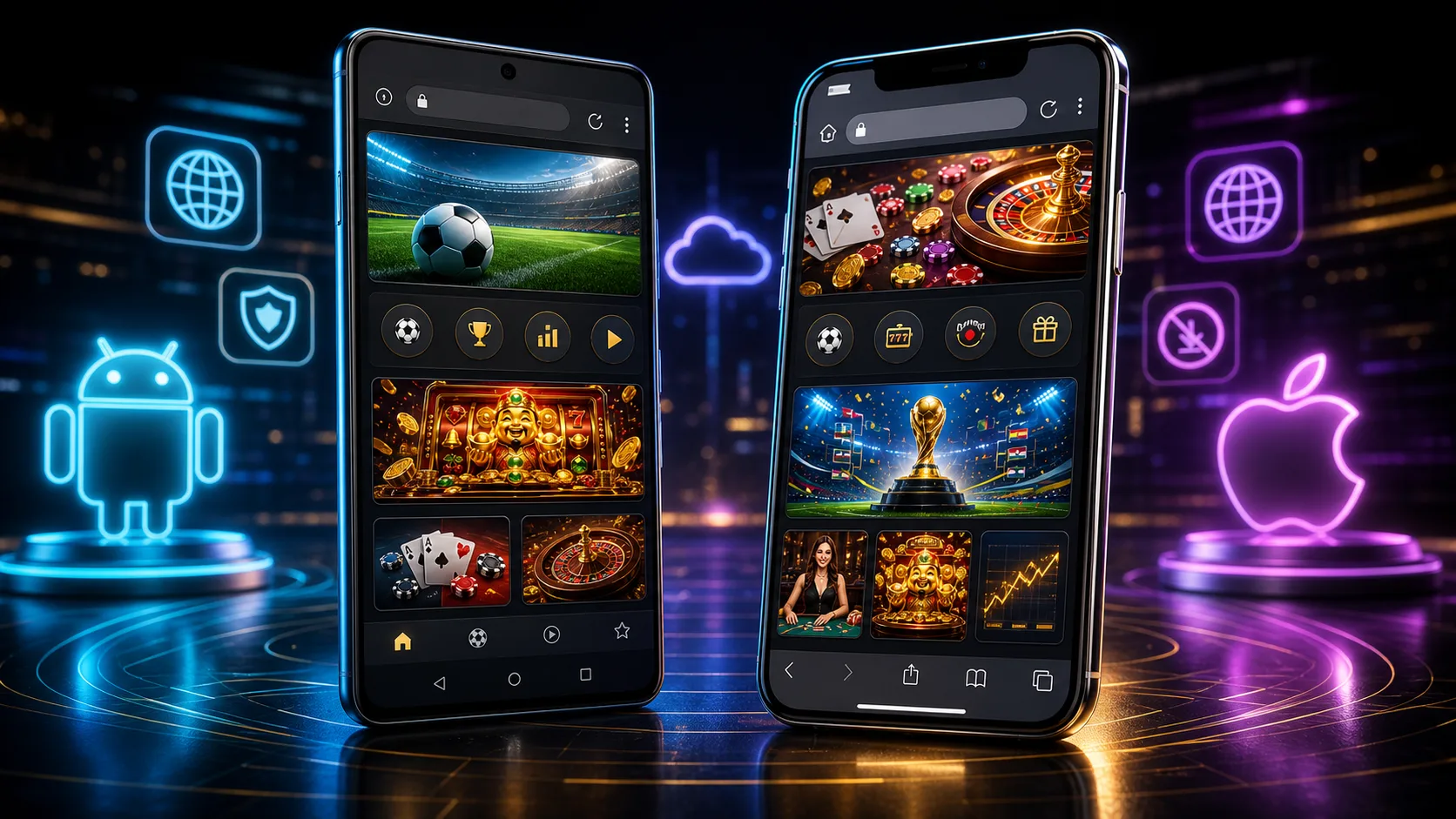 Experiência hotbet compatível com Android e iOS no navegador mobile